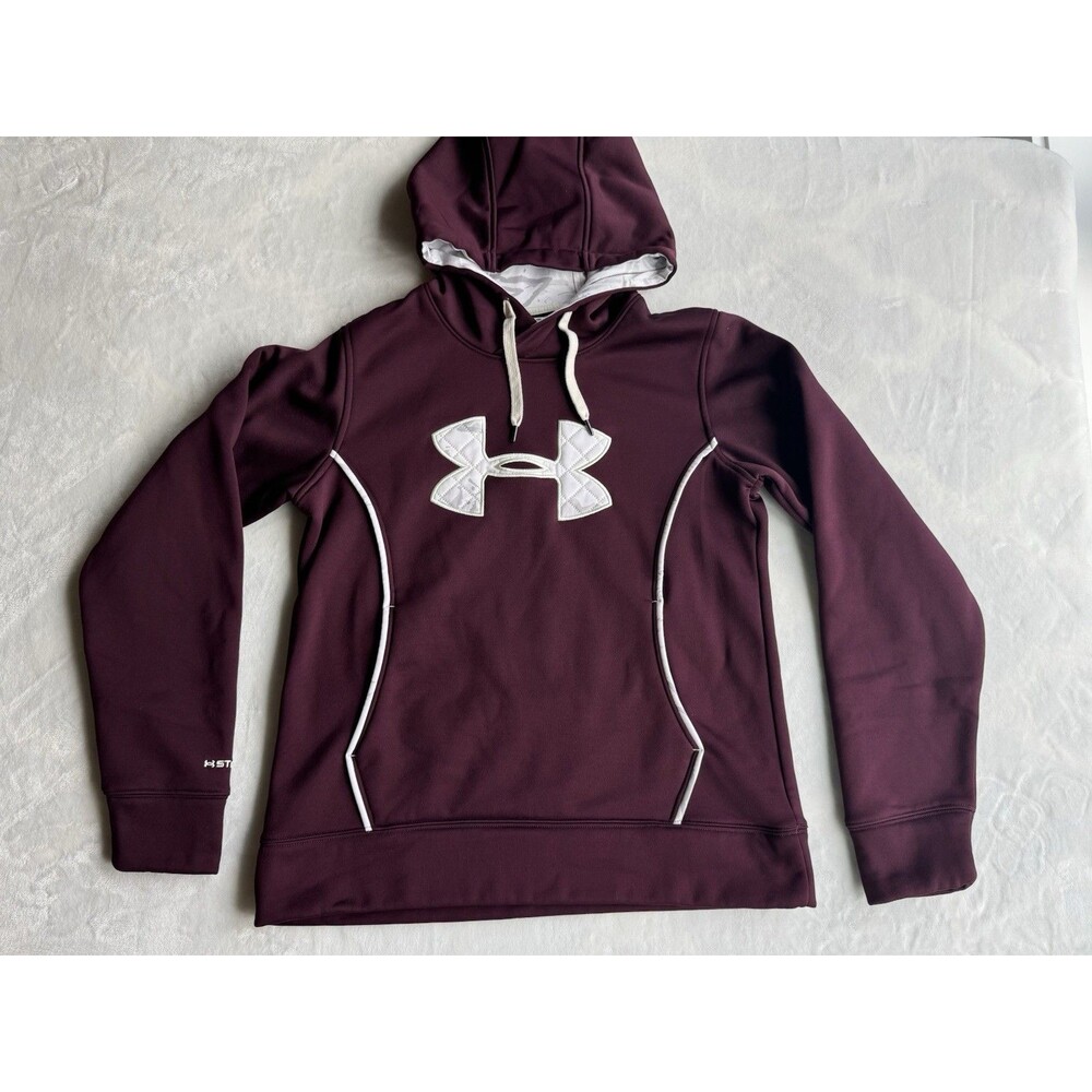 Under Armour Women's Size Medium Storm 1 Long-Sleeve Camo Logo & Hood Hoodie